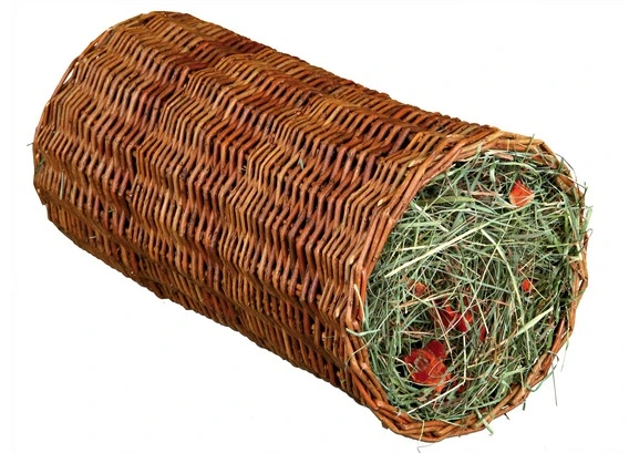 Trixie PileTunnel med hø og gulerod Stor ø 20 x 38 cm